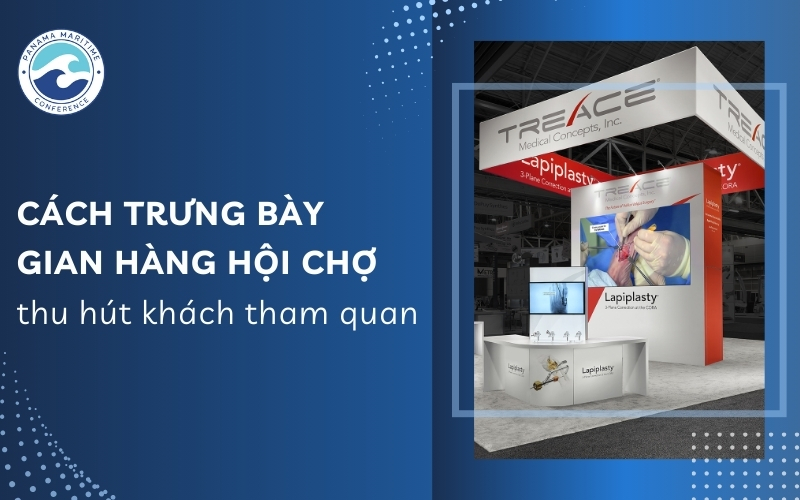 cách trưng bày gian hàng hội chợ